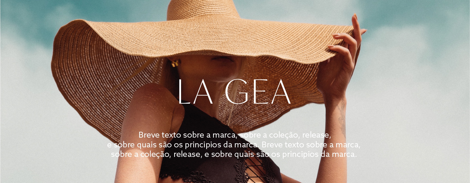 La Gea brand story website banner